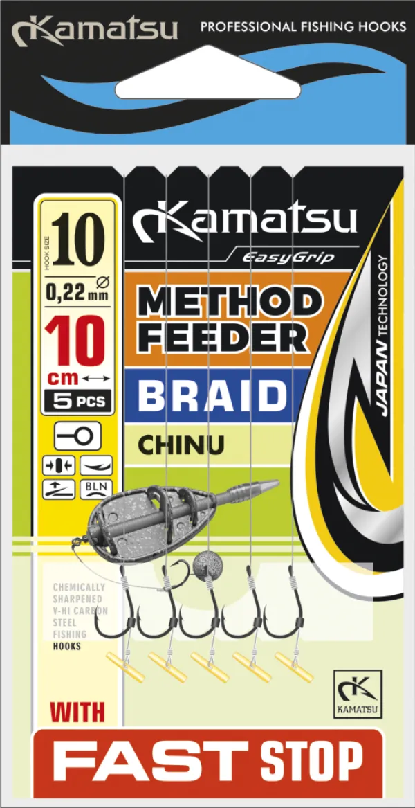 KAMATSU Method Feeder Braid Chinu 8 Fast Stop