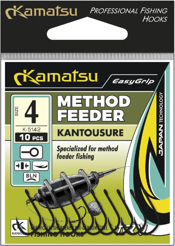 KAMATSU Kamatsu Kantousure Method Feeder 8 Black Nickel Ringed