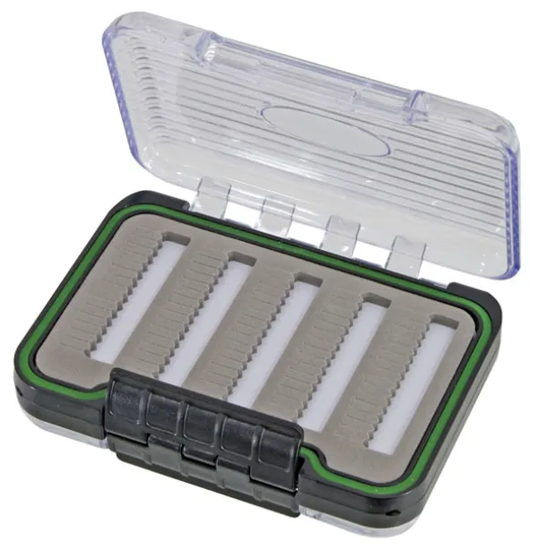 KONGER Fly Fishing Box Compartments:2 Double Sided 108x78x34mm