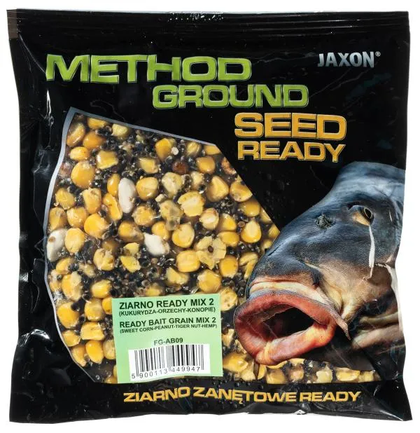 JAXON METHOD GROUND - SEED - MIX 2 SWEET CORN-PEANUT-TIGERNUT-HEMP 500g