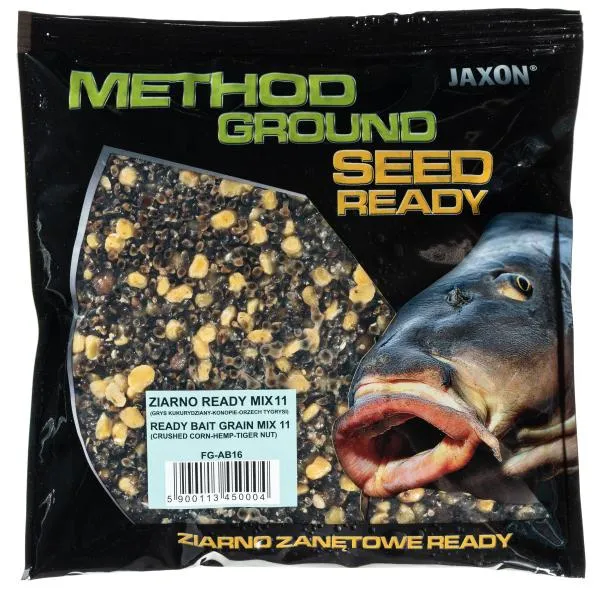 JAXON METHOD GROUND - SEED - MIX 11 CRUSHED-CORN-HEMP-TIGERNUT 500g
