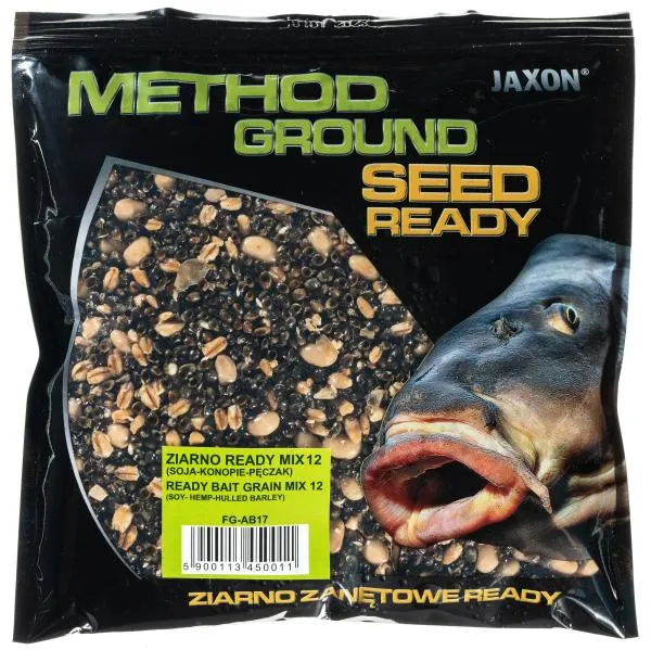 JAXON METHOD GROUND - SEED - MIX 12 SOY-HEMP-HULLED-BARLEY 500g