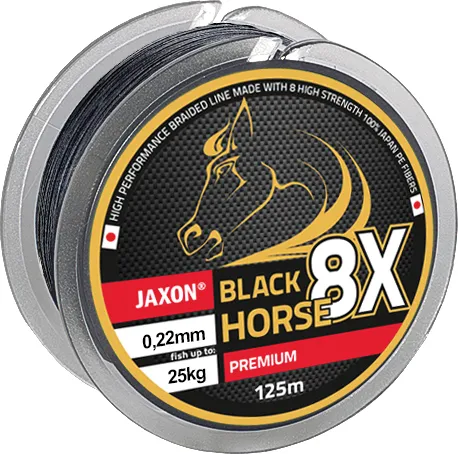JAXON BLACK HORSE 8X PREMIUM BRAIDED LINE 0,20mm 10m